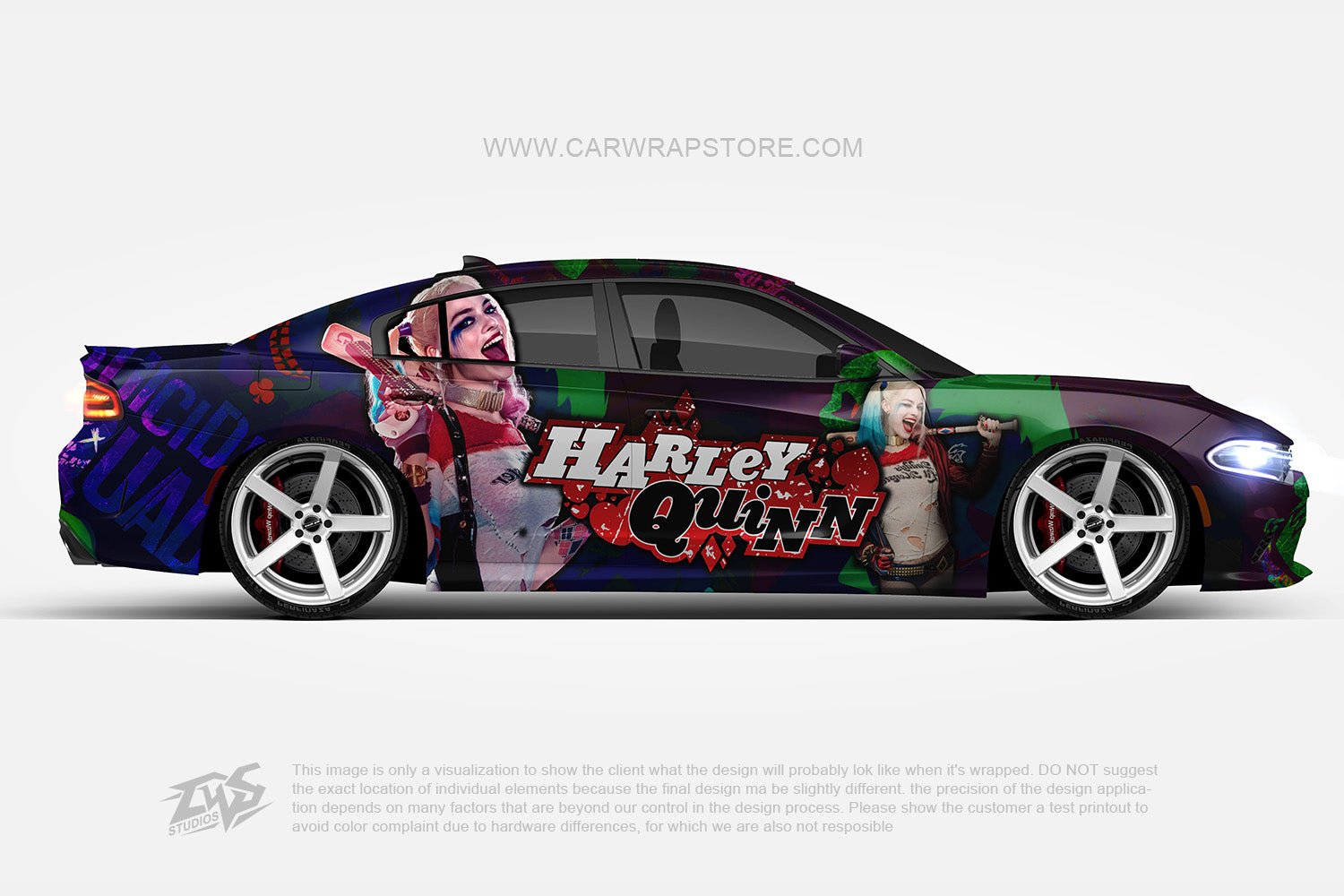 Harley Quinn【HQ-08】 - Car Wrap Store