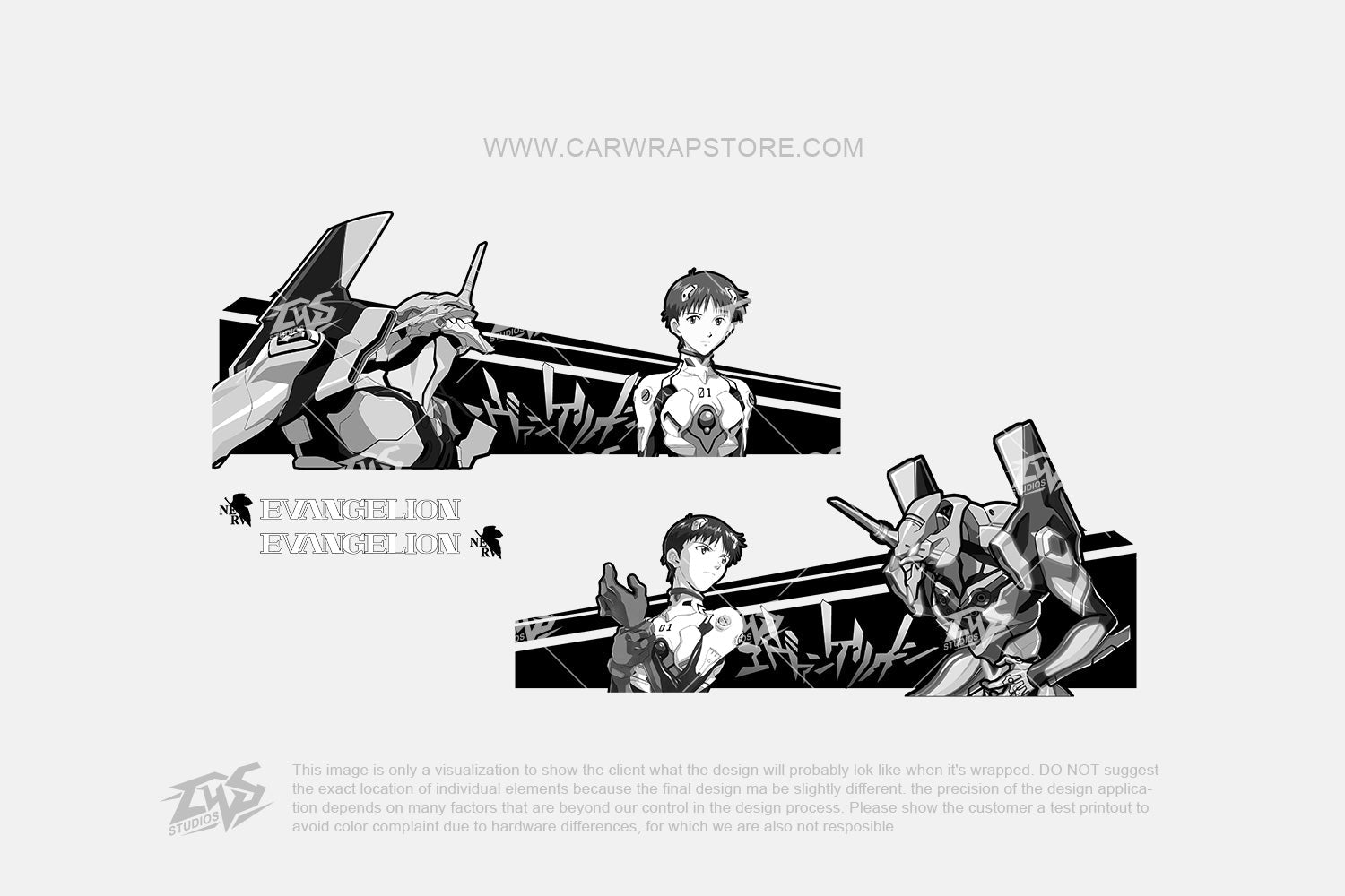 Ikari Shinji Neon Genesis Evangelion【EVA-13】 - Car Wrap Store