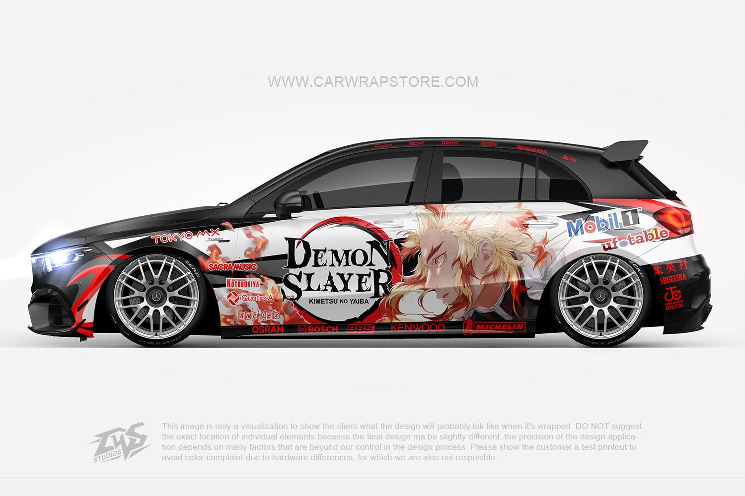 Rengoku Kyoujurou Demon Slayer 【DS-01】 - Car Wrap Store