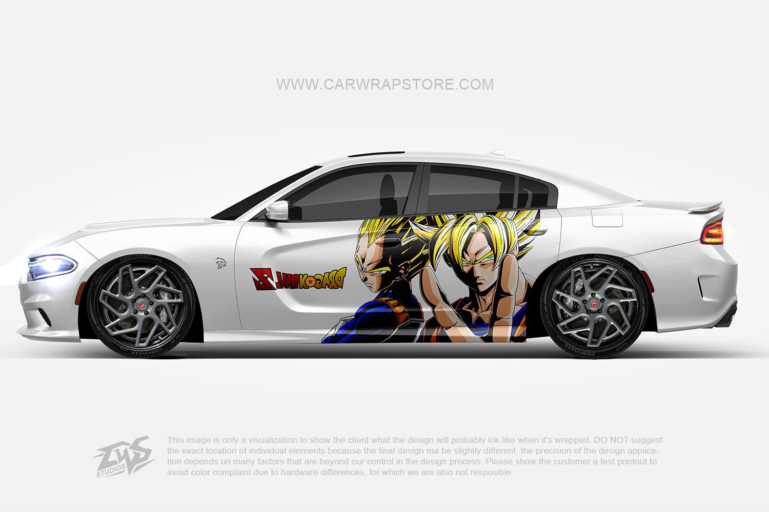 Goku BDZ ITASHA anime car wrap vinyl stickers Fit With Any Cars