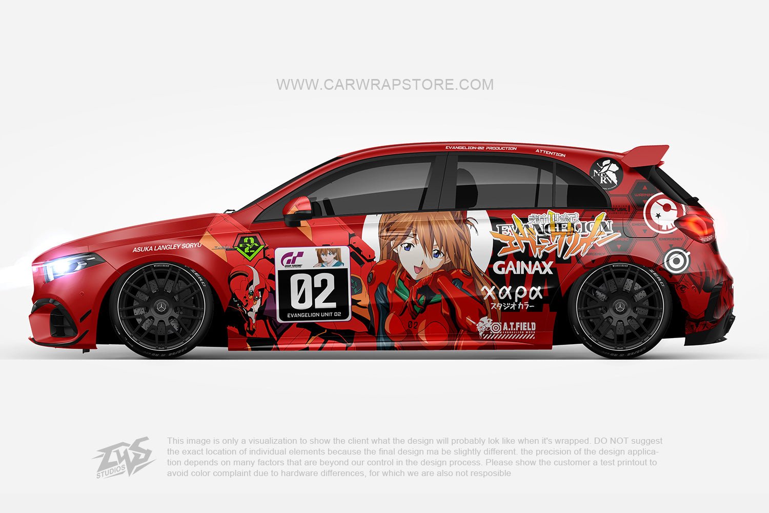 Soryu Asuka Langley Neon Genesis Evangelion【EVA-10】 - Car Wrap Store