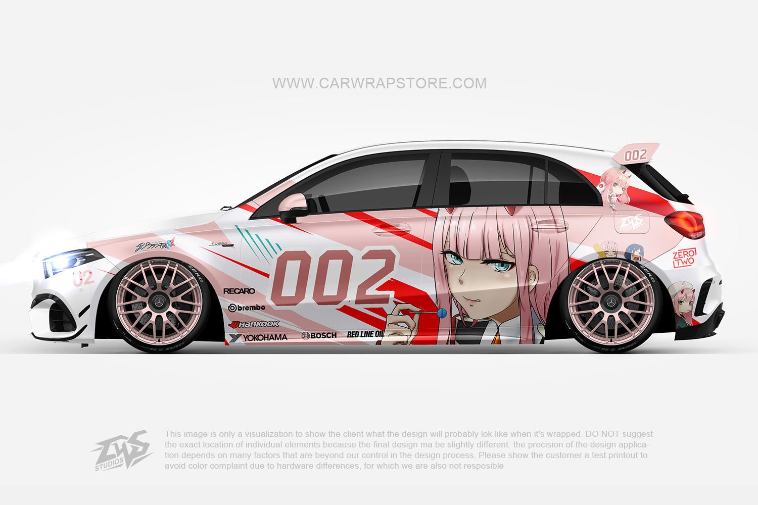 Zero Two DARLING in the FRANXX【002-01】 - Car Wrap Store