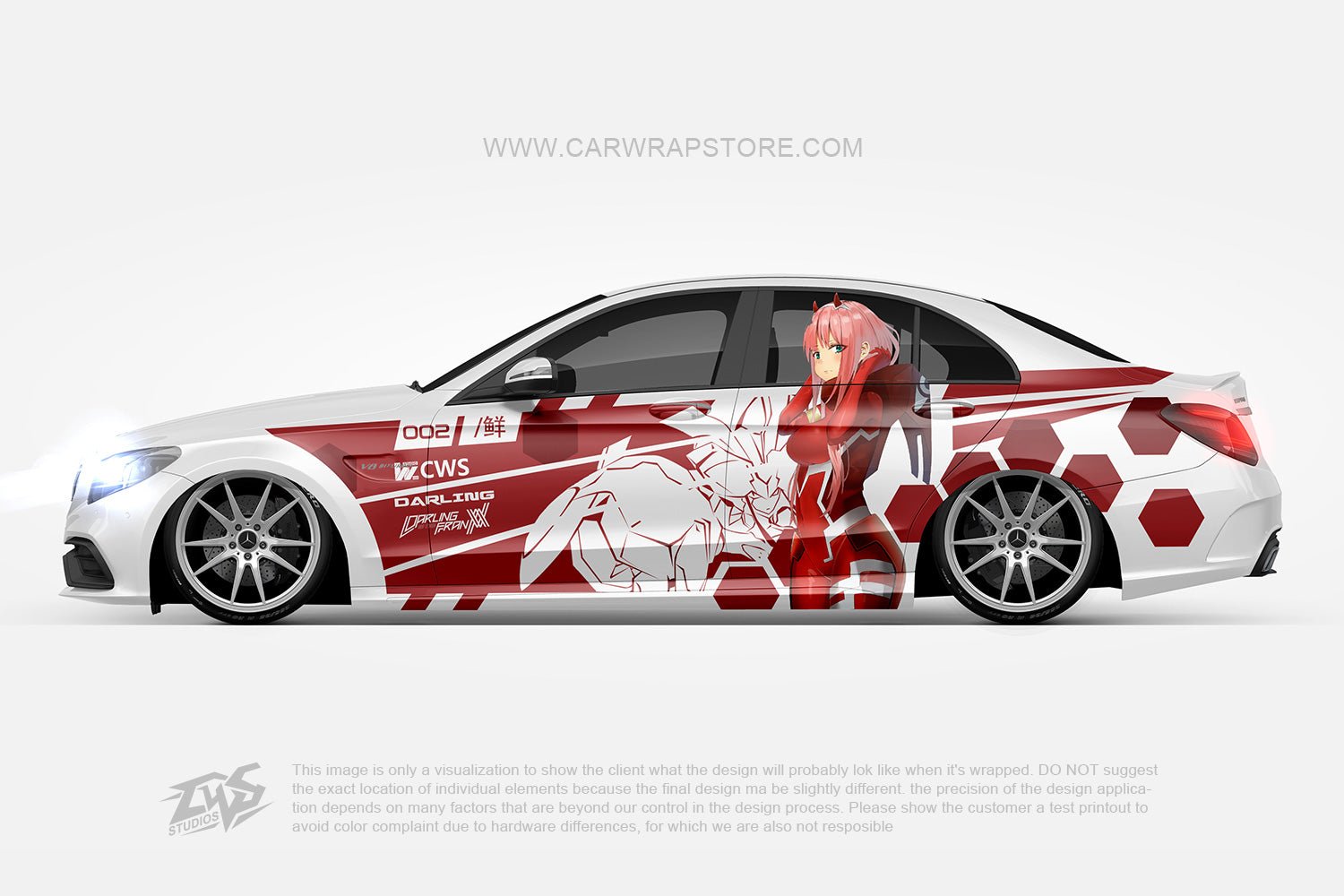 Zero Two DARLING in the FRANXX【002-05】 - Car Wrap Store