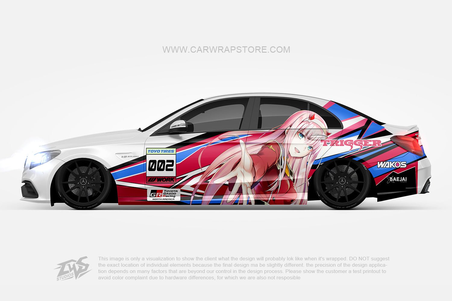 Zero Two DARLING in the FRANXX【002-12】 - Car Wrap Store