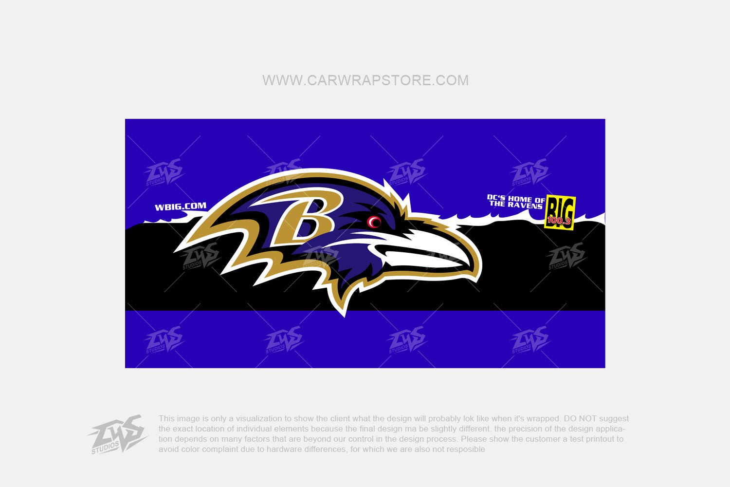 Baltimore Ravens【NFL-02】 - Car Wrap Store