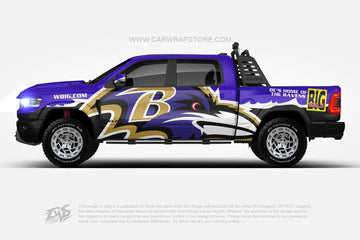 Baltimore Ravens【NFL-02】 - Car Wrap Store