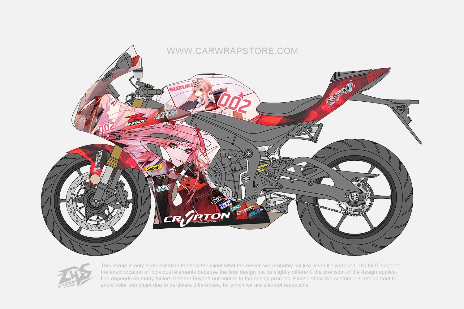 Darling in the franxx 002【MT-03】 - Car Wrap Store