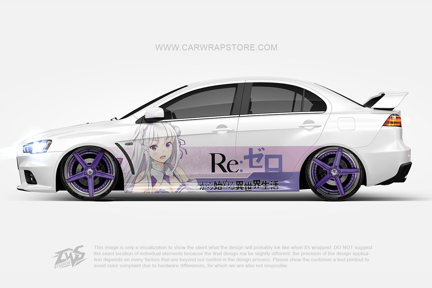 Emiria Re:Zero -Death or Kiss-【RE-02】 - Car Wrap Store