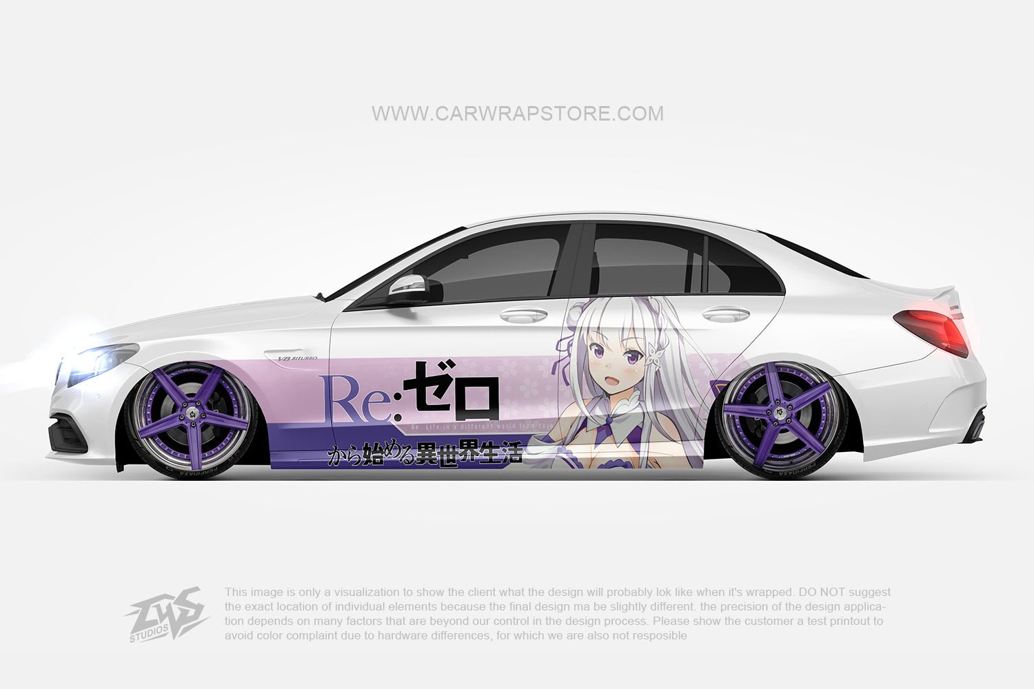 Emiria Re:Zero -Death or Kiss-【RE-02】 - Car Wrap Store