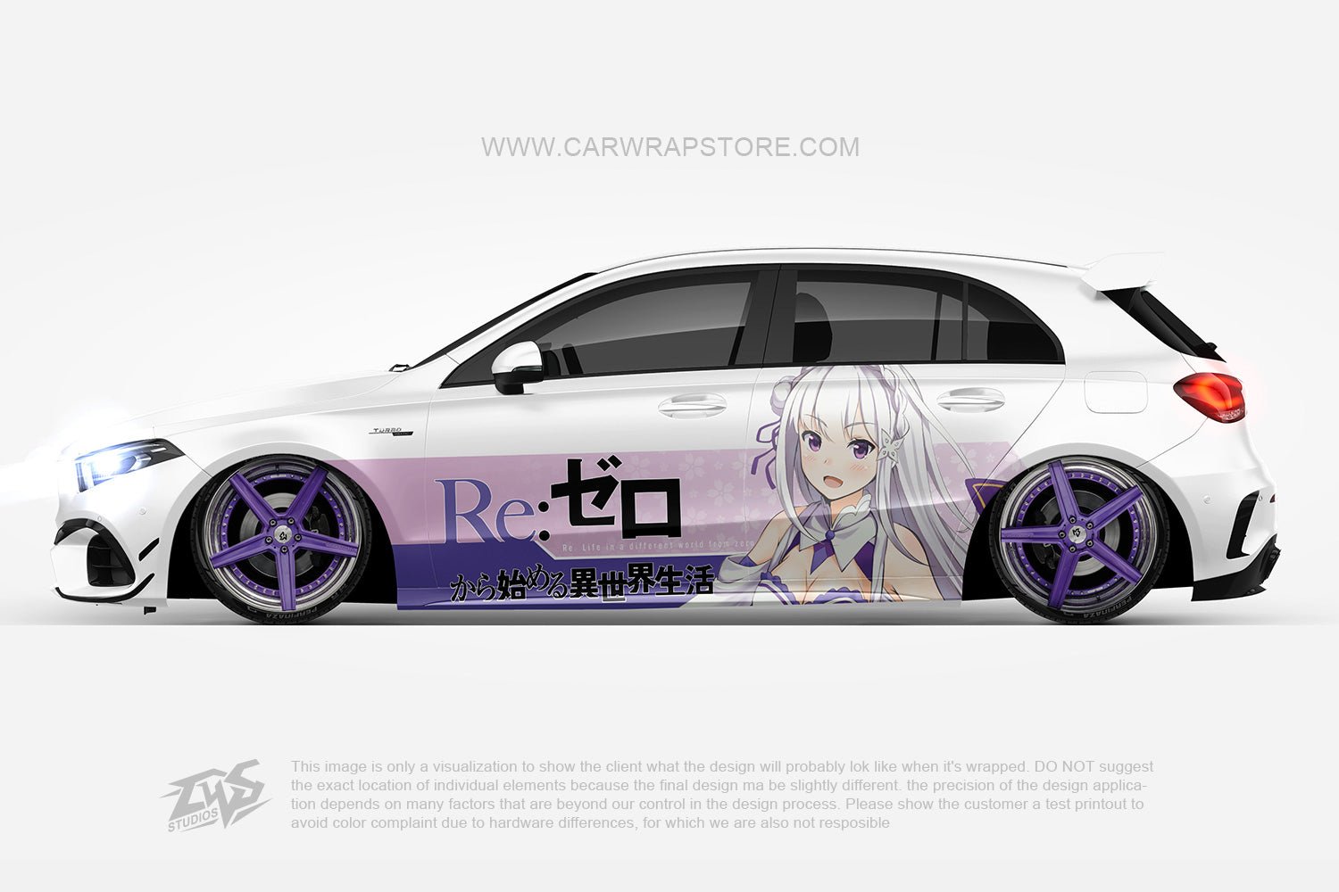 Emiria Re:Zero -Death or Kiss-【RE-02】 - Car Wrap Store