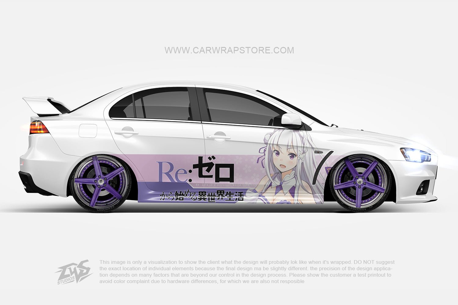 Emiria Re:Zero -Death or Kiss-【RE-02】 - Car Wrap Store