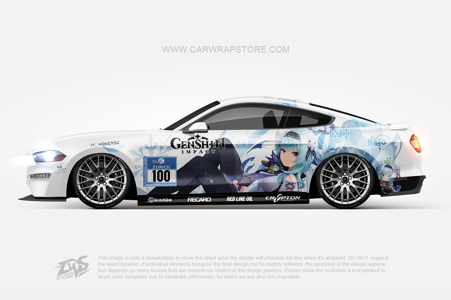 Eula Lawrence Genshin Impact【GI-01】 - Car Wrap Store