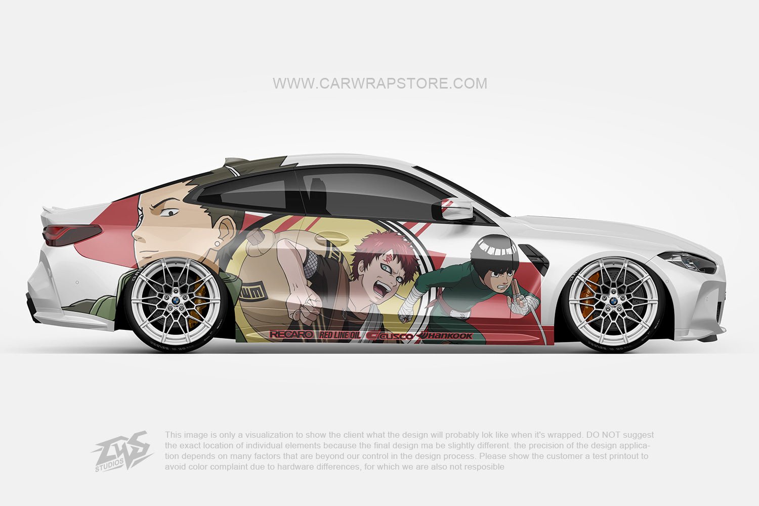 Gaara Rock Lee Nara Shikamaru Naruto【NA-06】 - Car Wrap Store