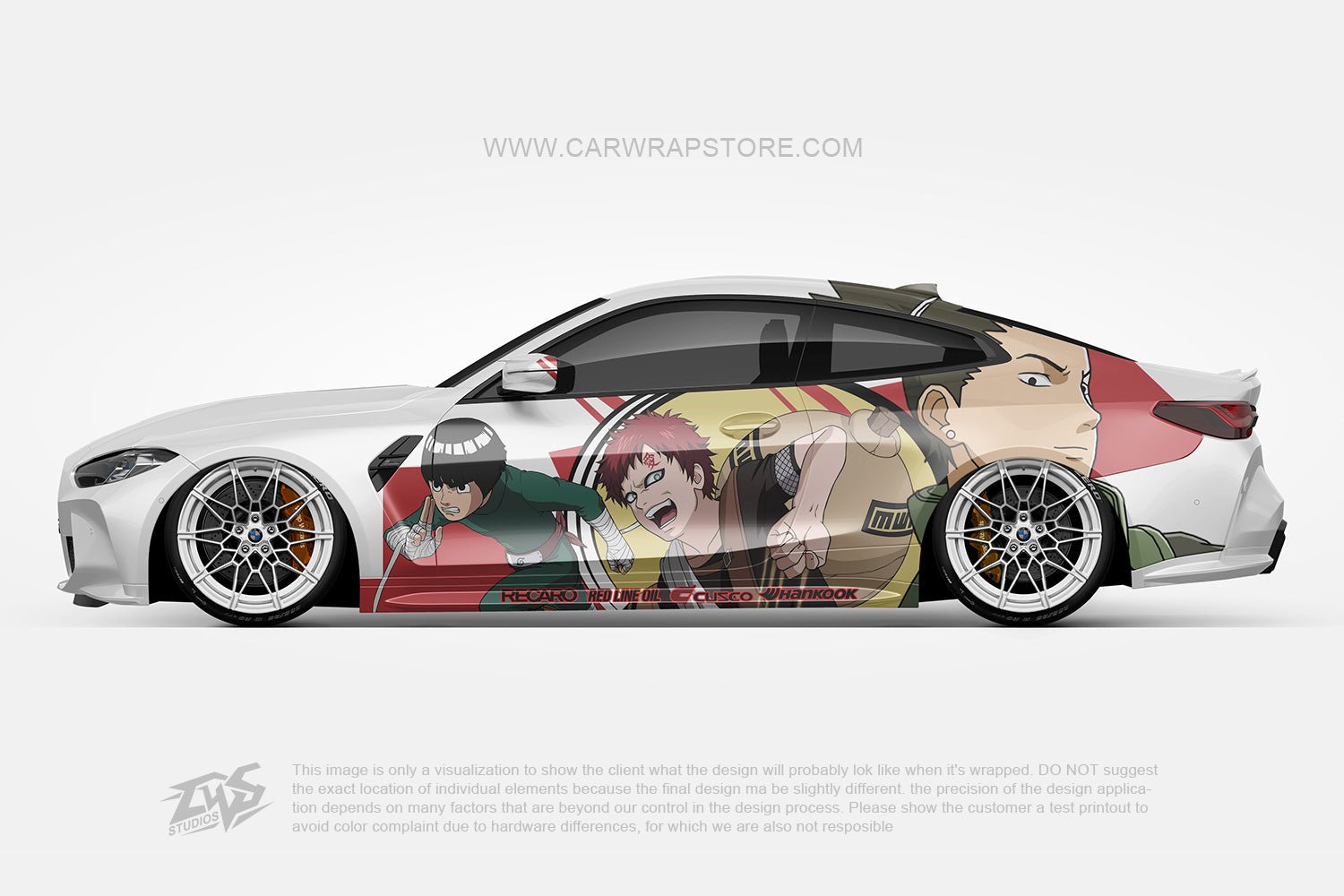 Gaara Rock Lee Nara Shikamaru Naruto【NA-06】 - Car Wrap Store