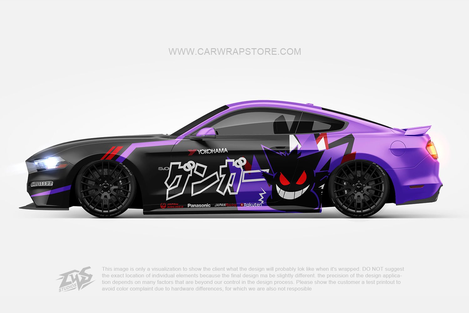 Gengar Pokemon【PO-02】 - Car Wrap Store