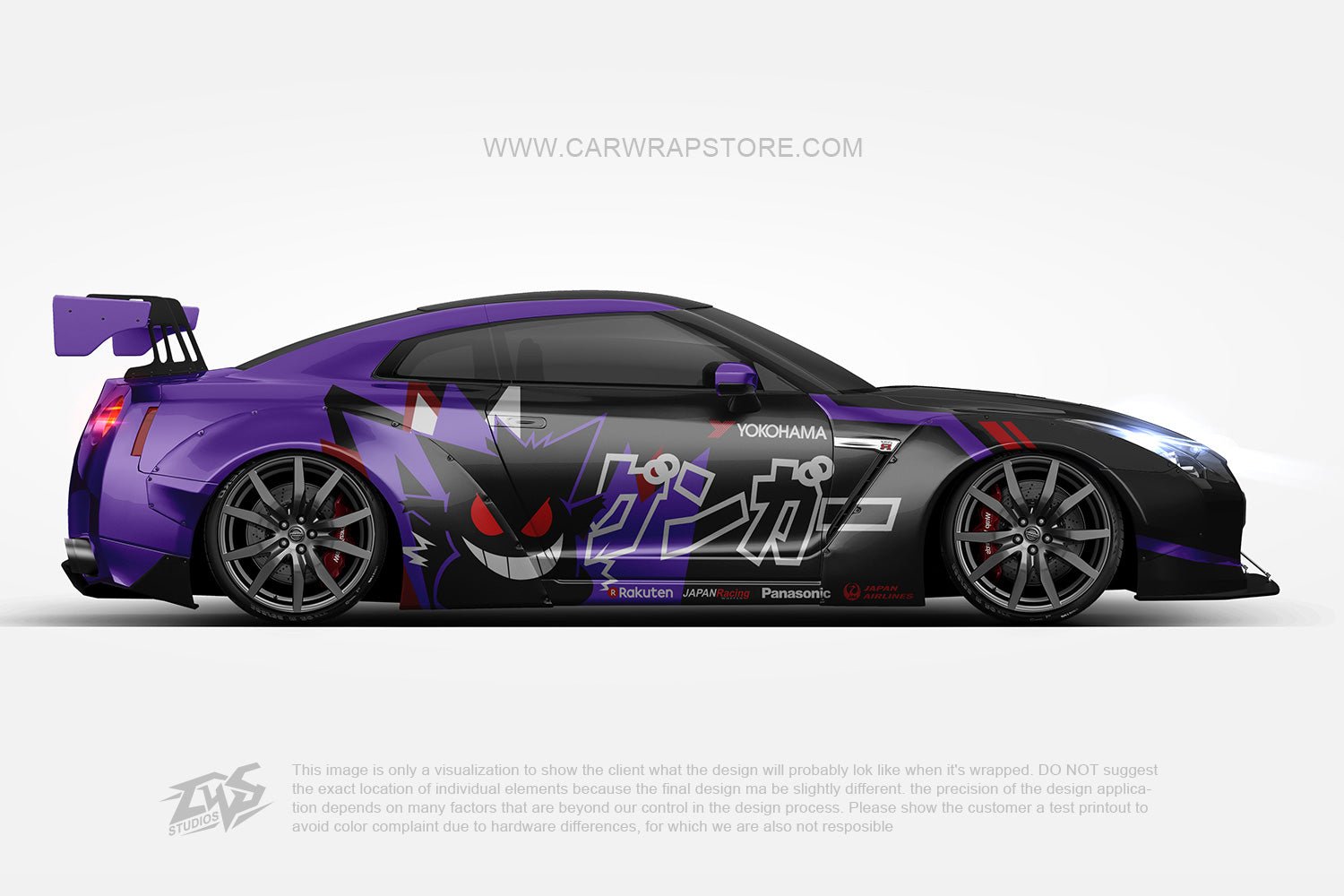 Gengar Pokemon【PO-02】 - Car Wrap Store