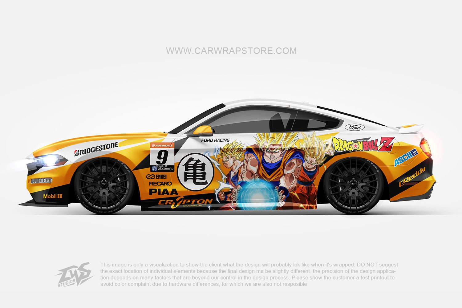 Goku Buu Dragon Ball Z【DBZ-11】 - Car Wrap Store