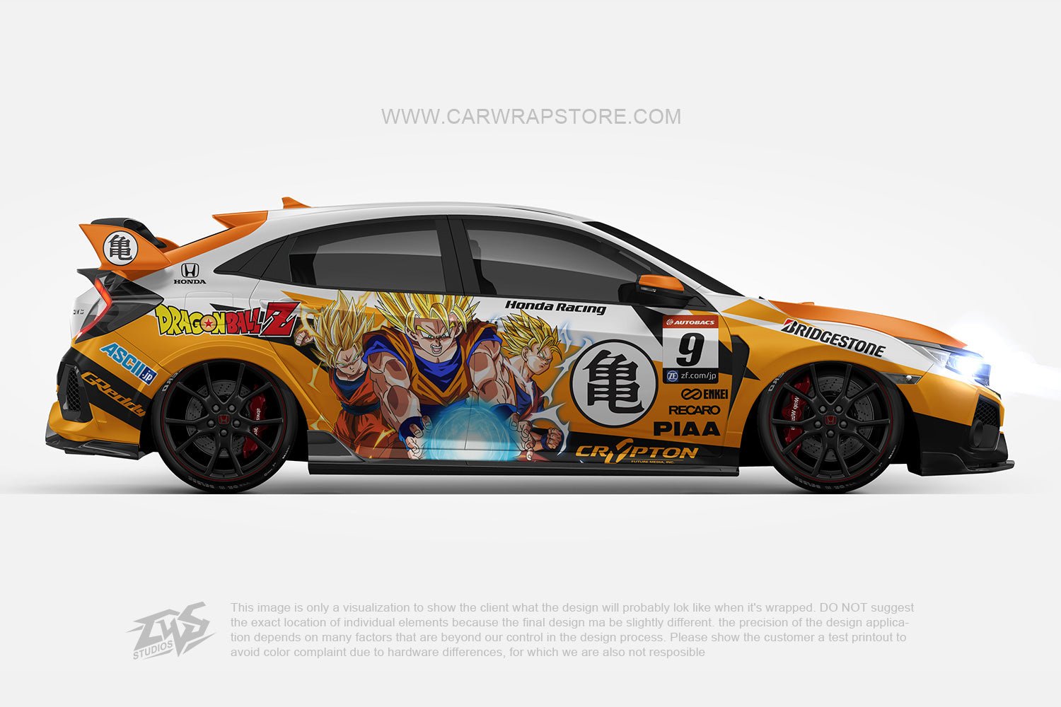 Goku Buu Dragon Ball Z【DBZ-11】 - Car Wrap Store