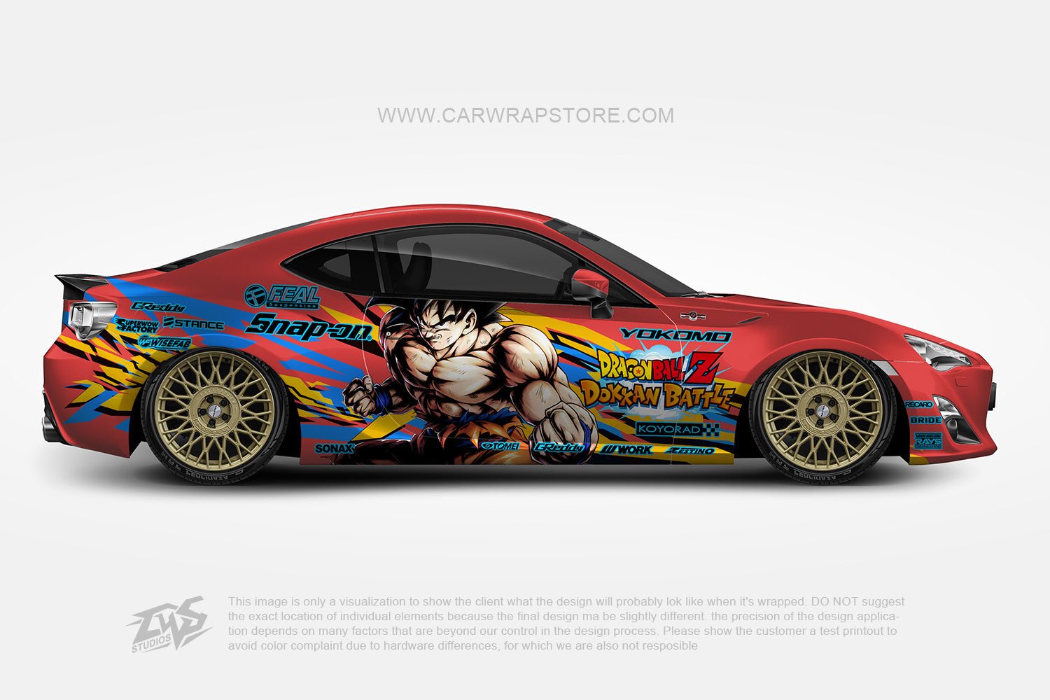 Goku Dragon Ball Z【DBZ-08】 - Car Wrap Store