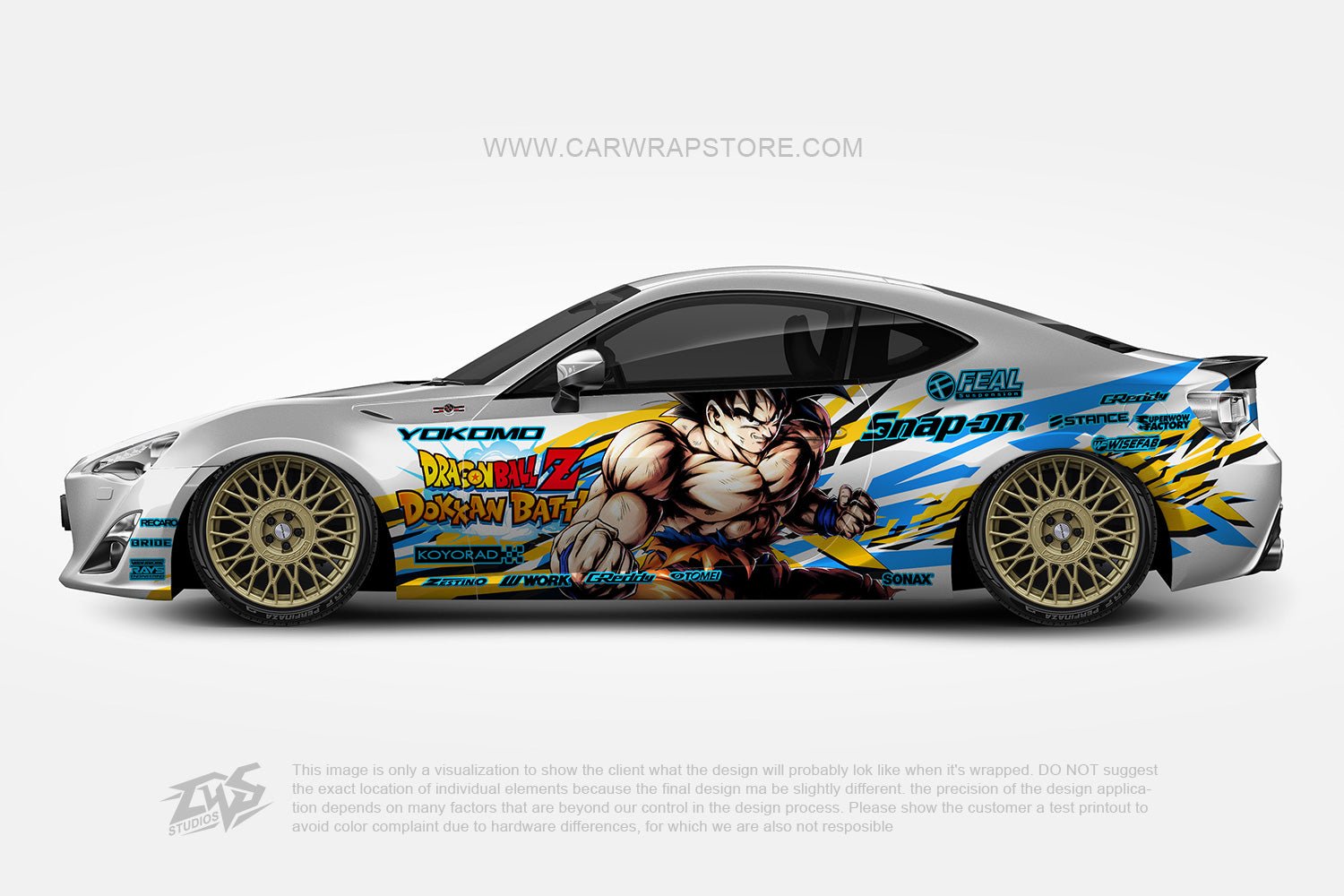 Goku Dragon Ball Z【DBZ-08】 - Car Wrap Store