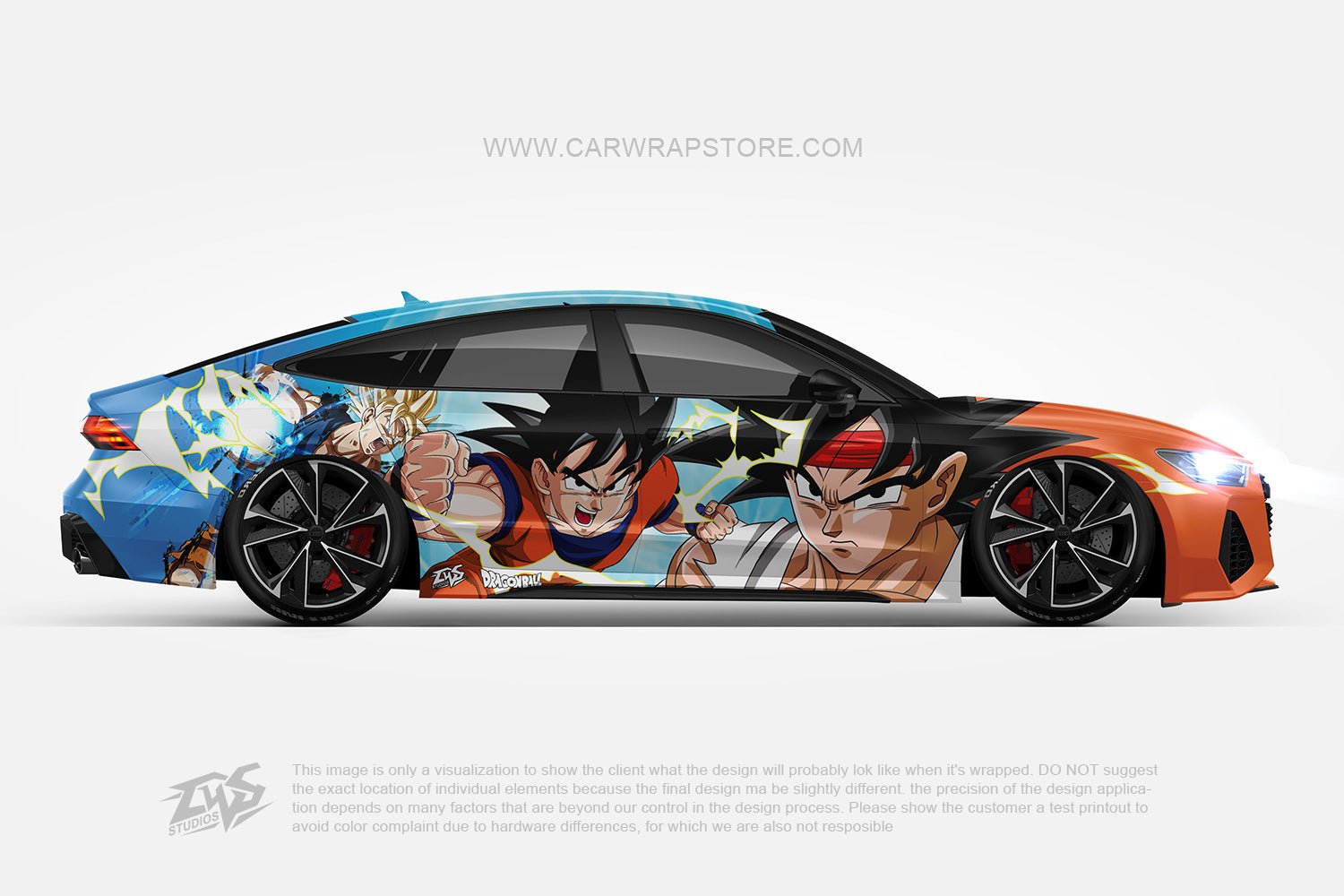 Goku Vegeta Dragon Ball Z【DBZ-12】 - Car Wrap Store