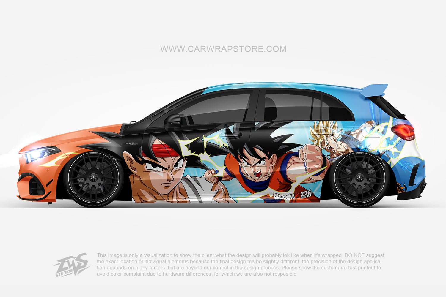 Goku Vegeta Dragon Ball Z【DBZ-12】 - Car Wrap Store