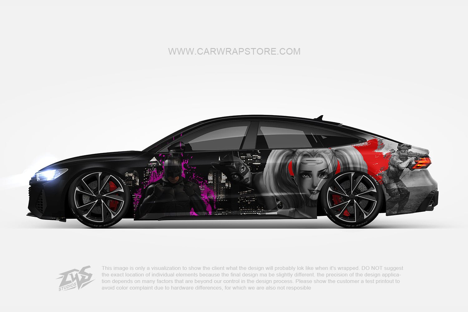 Harley Quinn【HQ-11】 - Car Wrap Store
