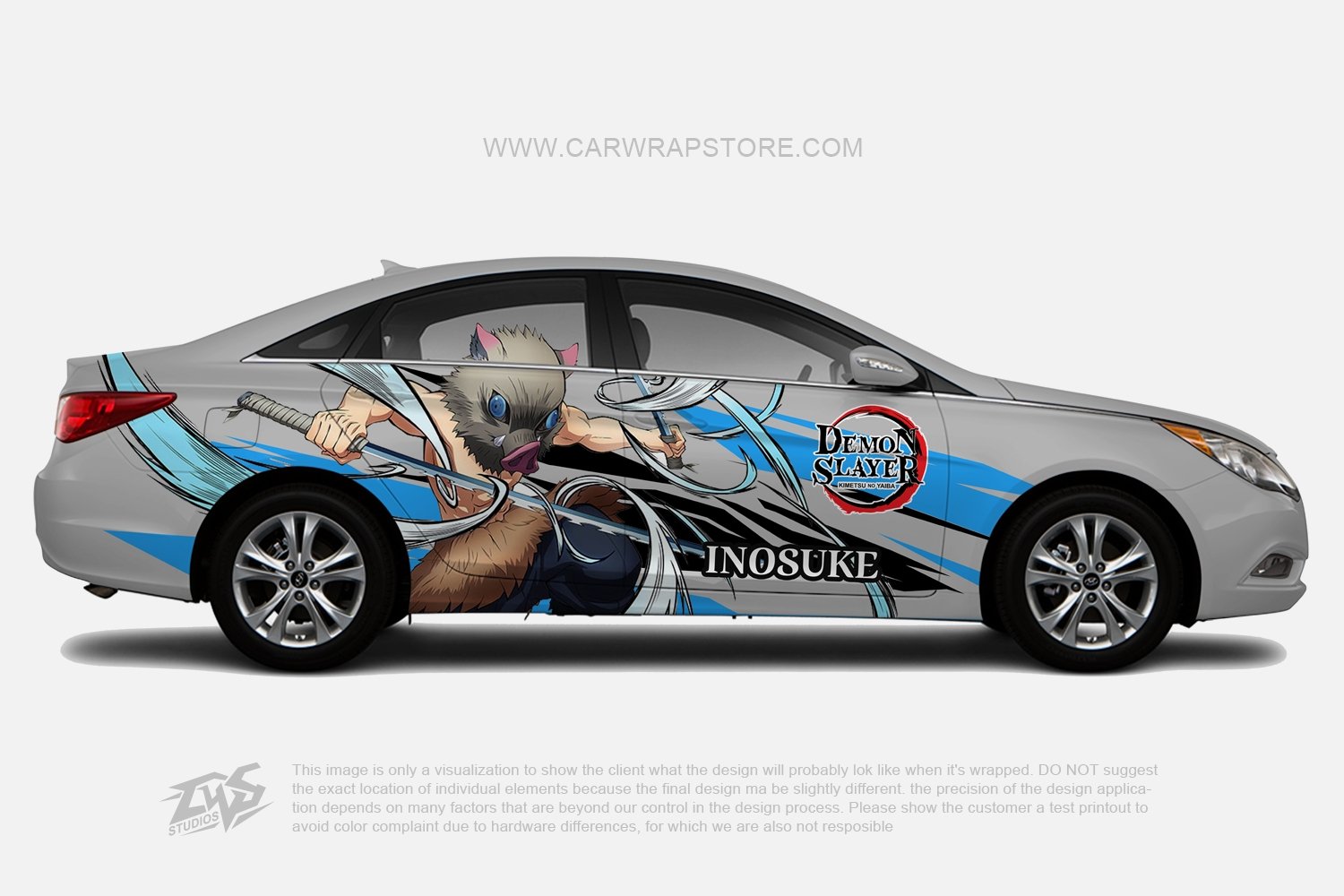 Hashibira Inosuke Demon Slayer 【DS-16】 - Car Wrap Store