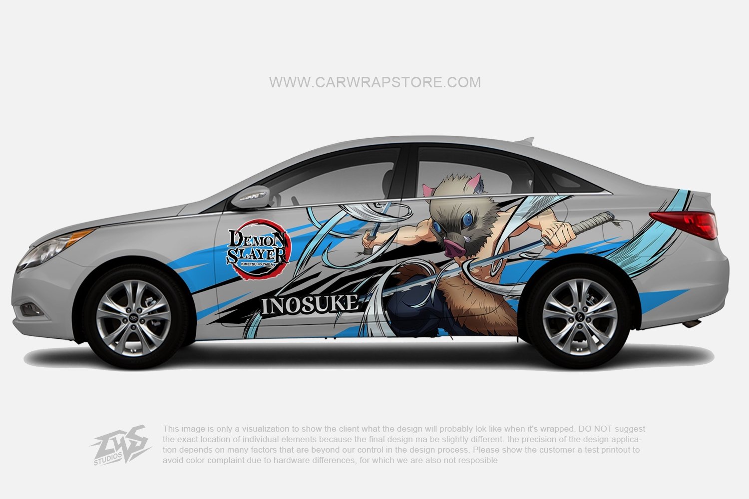 Hashibira Inosuke Demon Slayer 【DS-16】 - Car Wrap Store