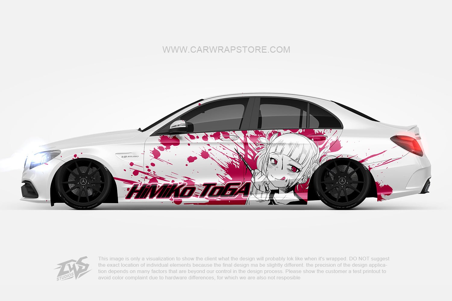 Izuku Midoriya My Hero Academia ITASHA anime car wrap vinyl stickers Fit  With Any Cars