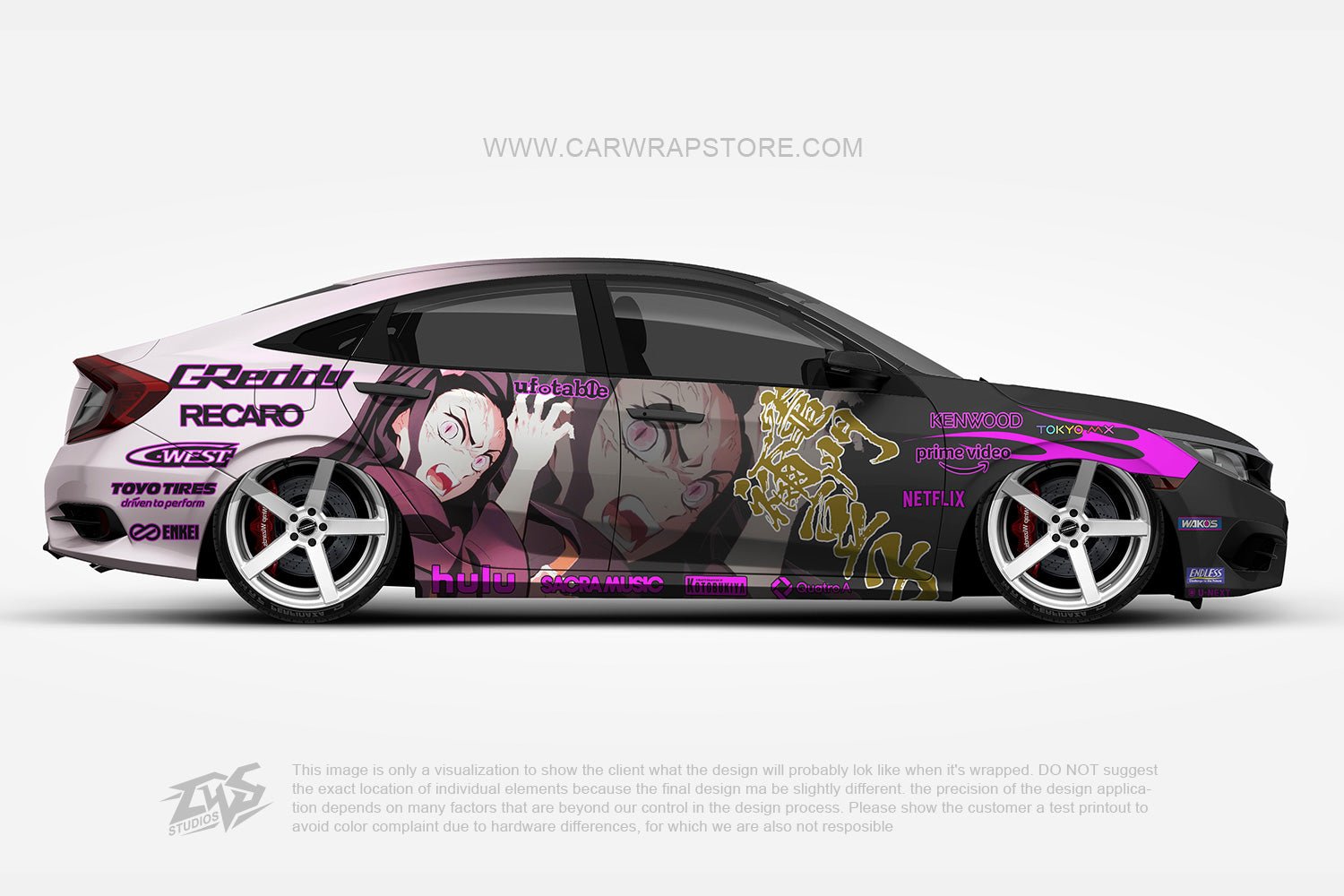 Kamado Nezuko Demon Slayer 【DS-05】 - Car Wrap Store