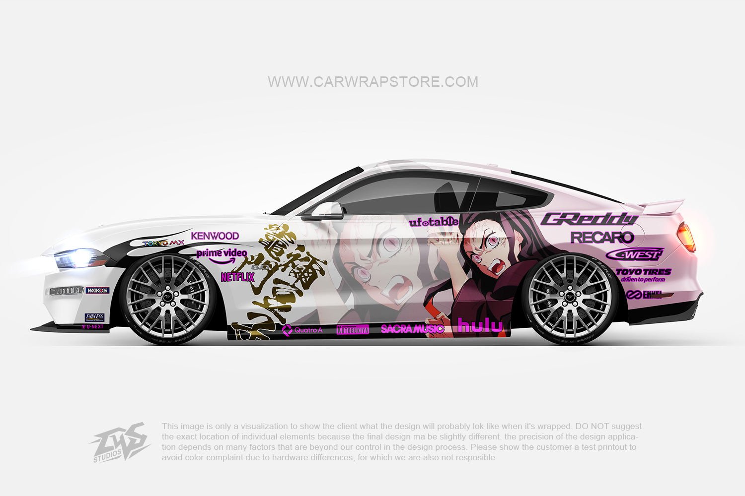 Kamado Nezuko Demon Slayer 【DS-05】 - Car Wrap Store