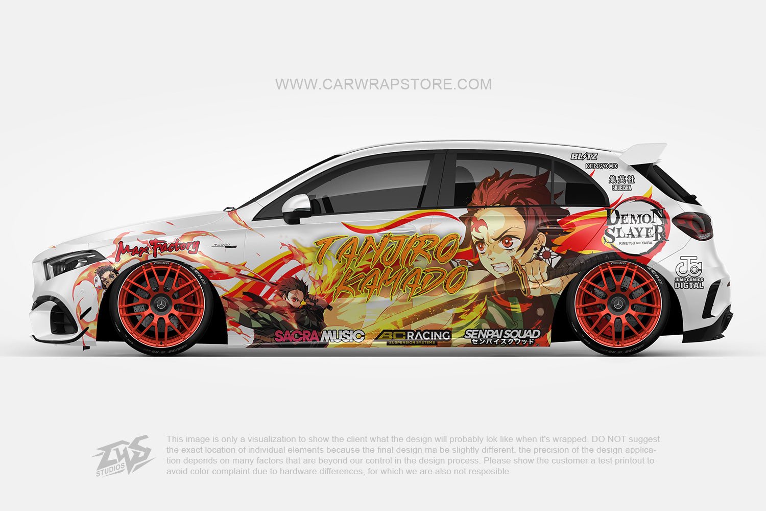 Kamado Tanjirou Demon Slayer 【DS-09】 - Car Wrap Store