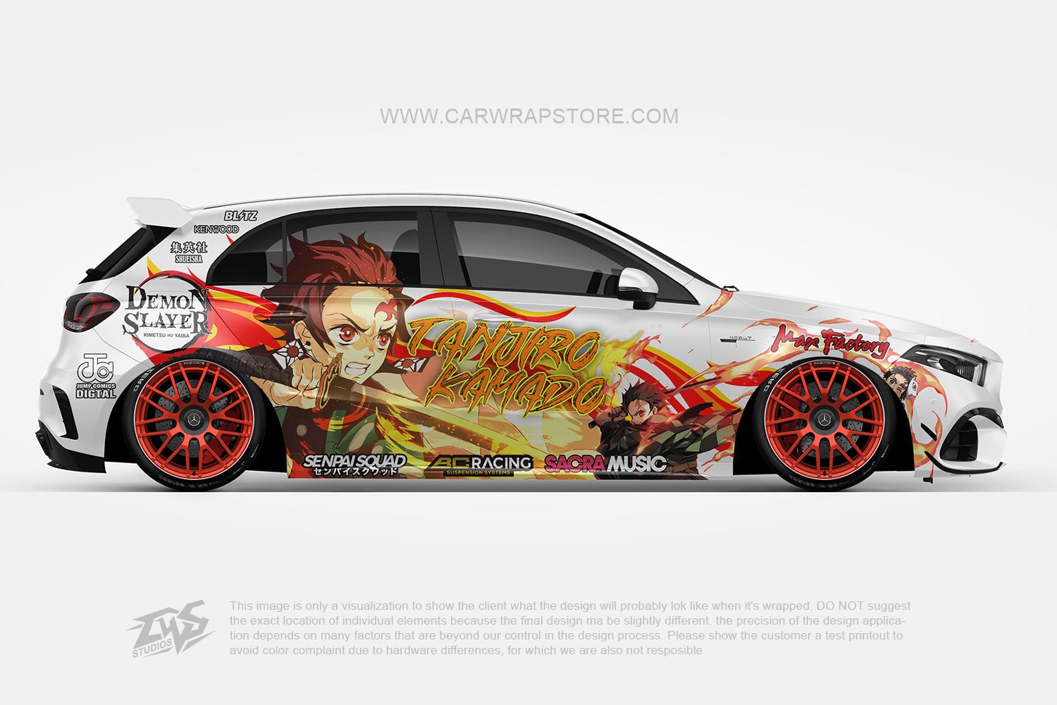 Kamado Tanjirou Demon Slayer 【DS-09】 - Car Wrap Store