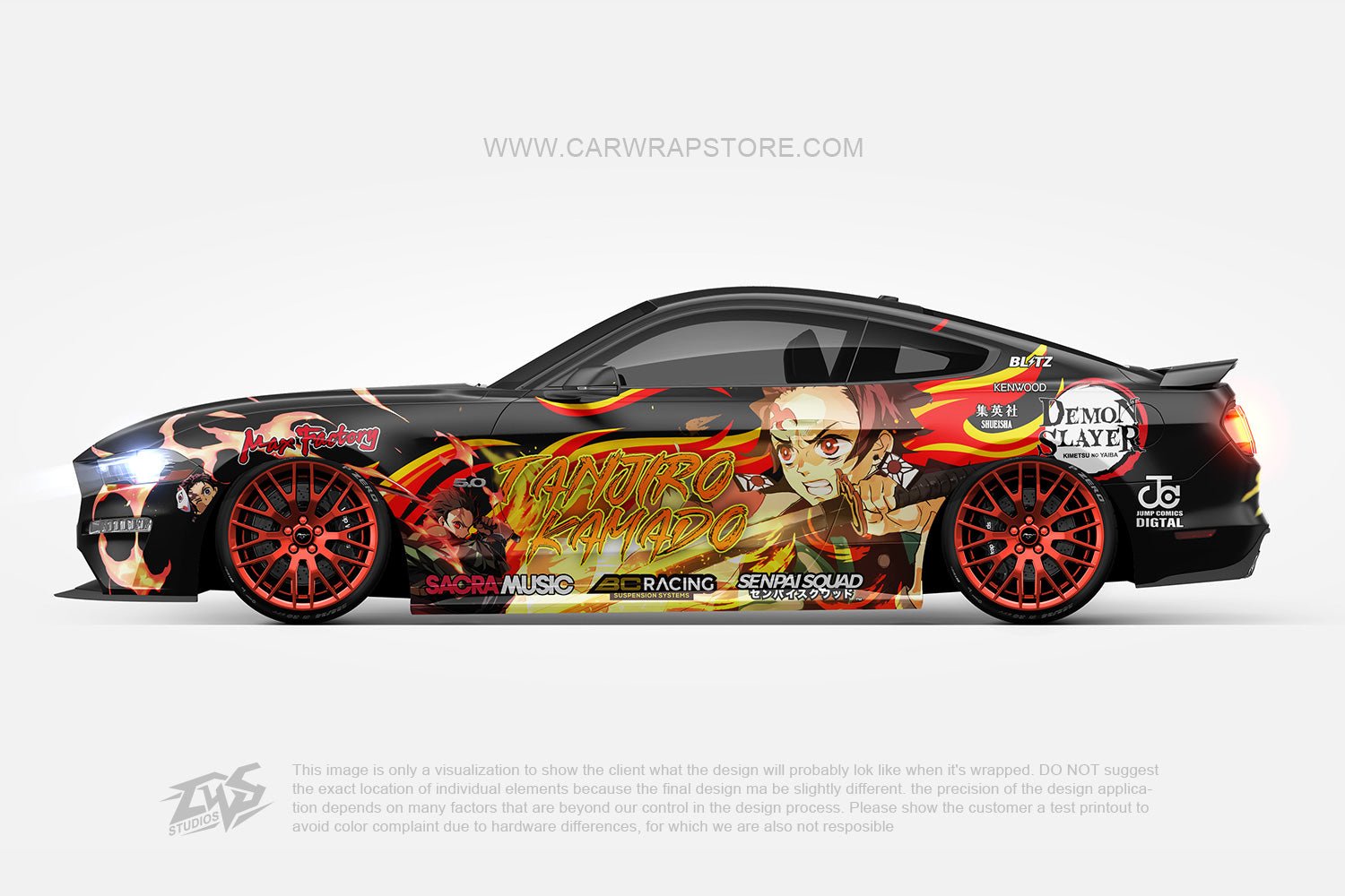 Kamado Tanjirou Demon Slayer 【DS-09】 - Car Wrap Store