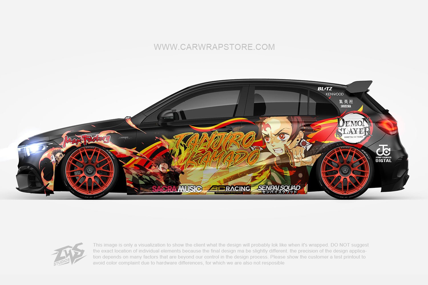 Kamado Tanjirou Demon Slayer 【DS-09】 - Car Wrap Store