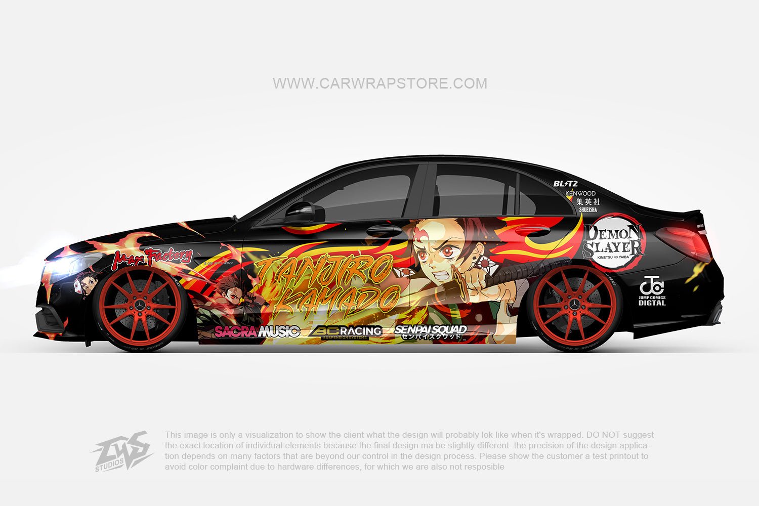 Kamado Tanjirou Demon Slayer 【DS-09】 - Car Wrap Store
