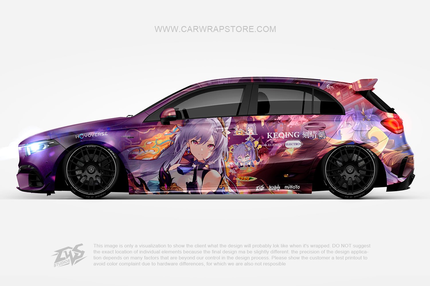 Keqing 刻晴 Genshin Impact【GI-07】 - Car Wrap Store