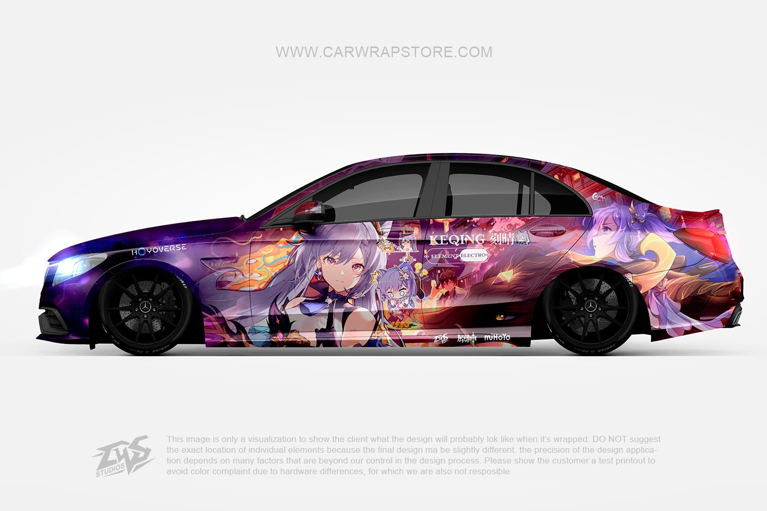 Keqing 刻晴 Genshin Impact【GI-07】 - Car Wrap Store