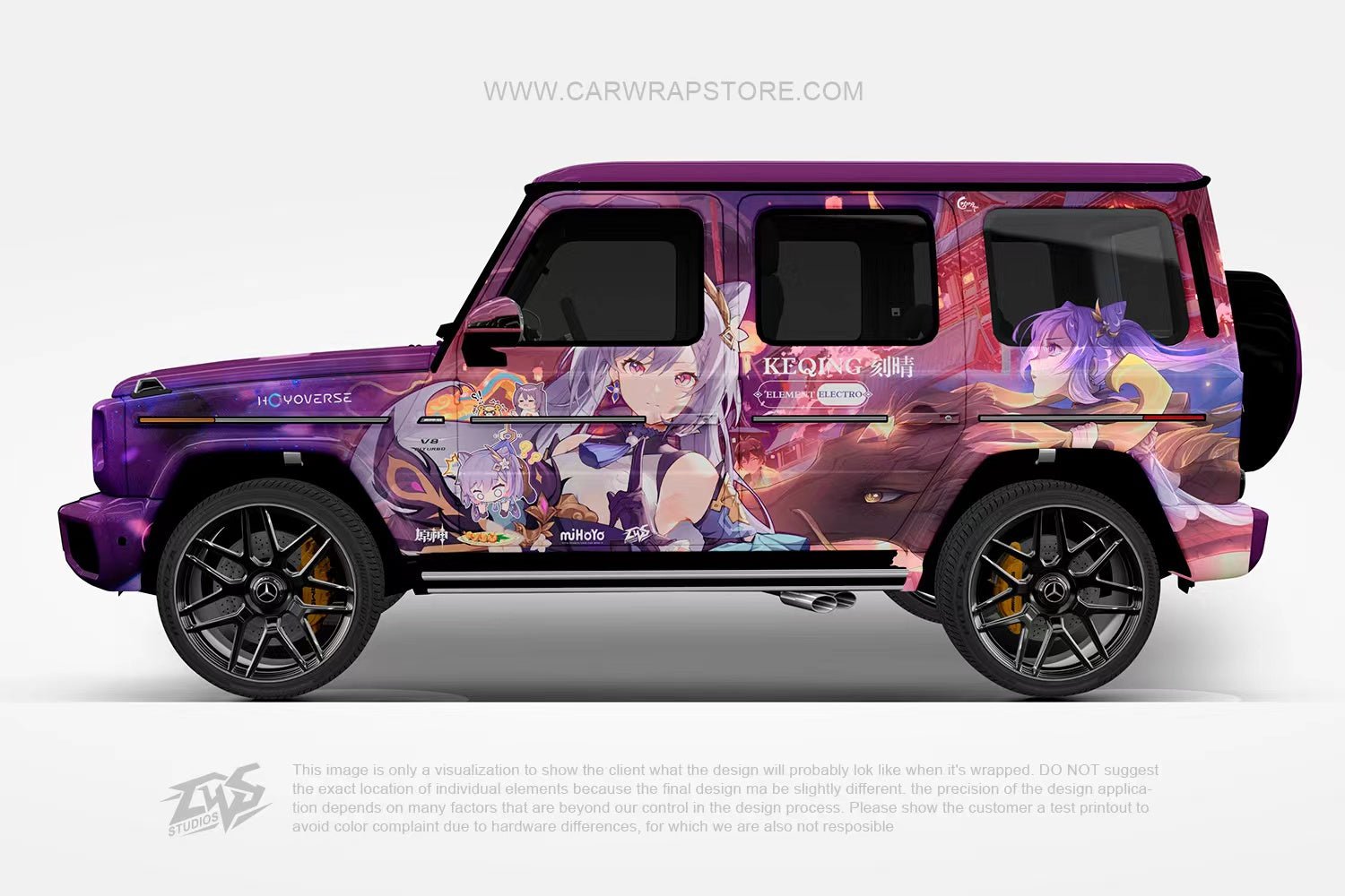 Keqing 刻晴 Genshin Impact【GI-07】 - Car Wrap Store