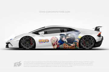 Naruto Uzumaki and Sasuke Uchiha【NA-15】 - Car Wrap Store