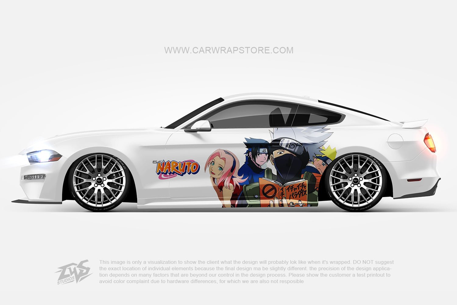 Naruto Uzumaki and Sasuke Uchiha【NA-15】 - Car Wrap Store