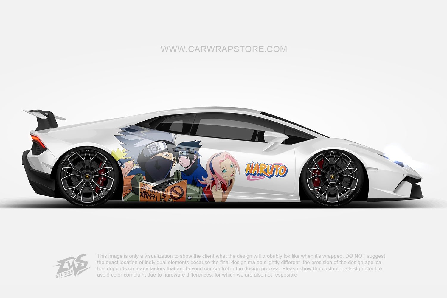 Naruto Uzumaki and Sasuke Uchiha【NA-15】 - Car Wrap Store