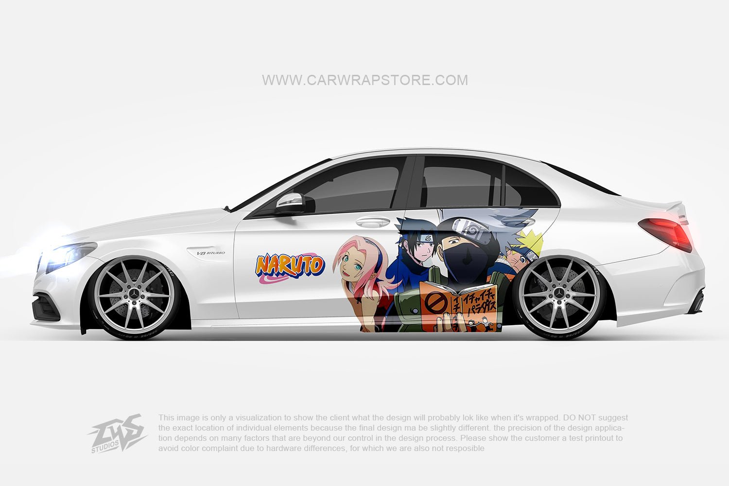 Naruto Uzumaki and Sasuke Uchiha【NA-15】 - Car Wrap Store