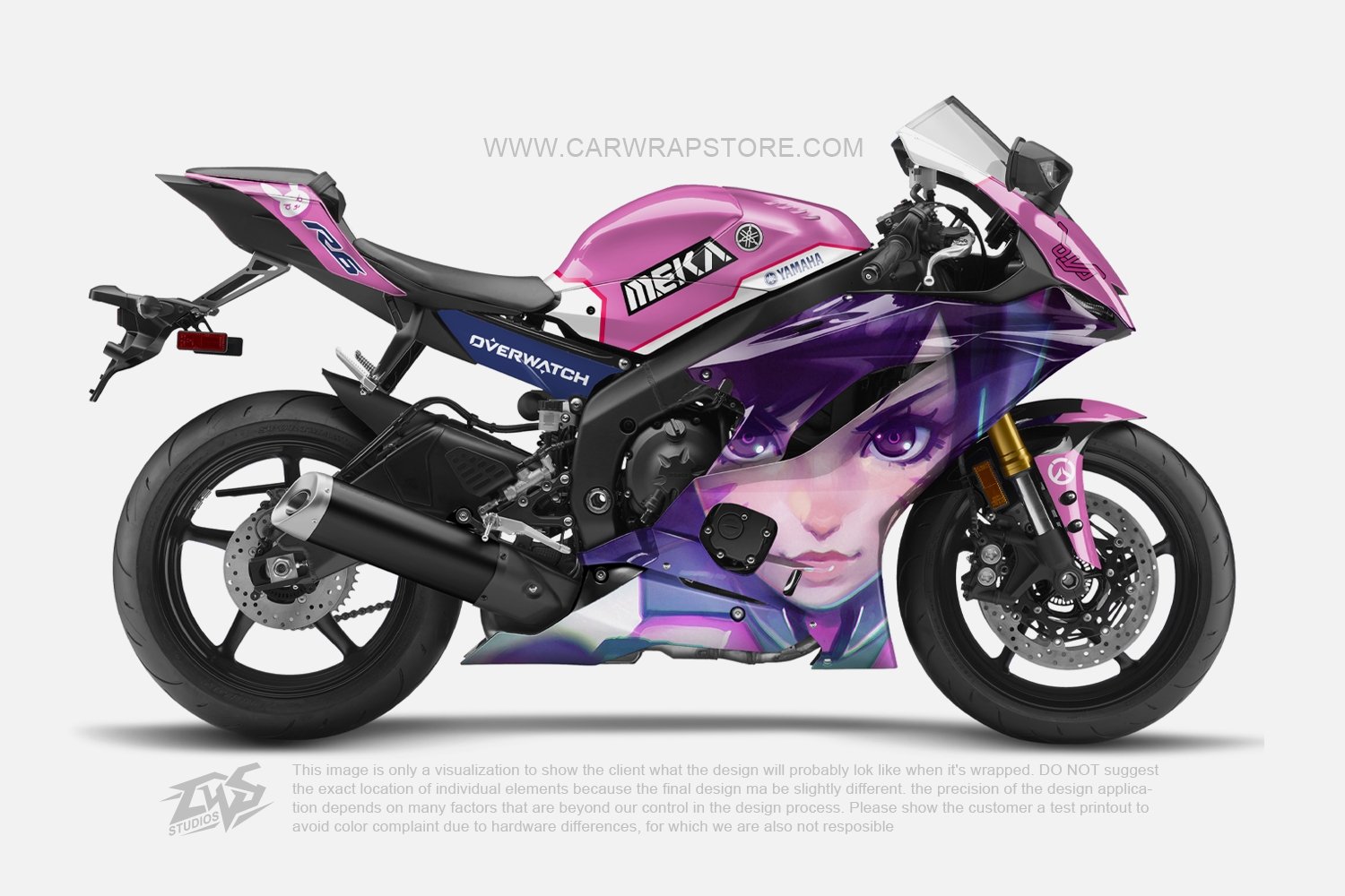 Overwatch DVA【MT-13】 - Car Wrap Store
