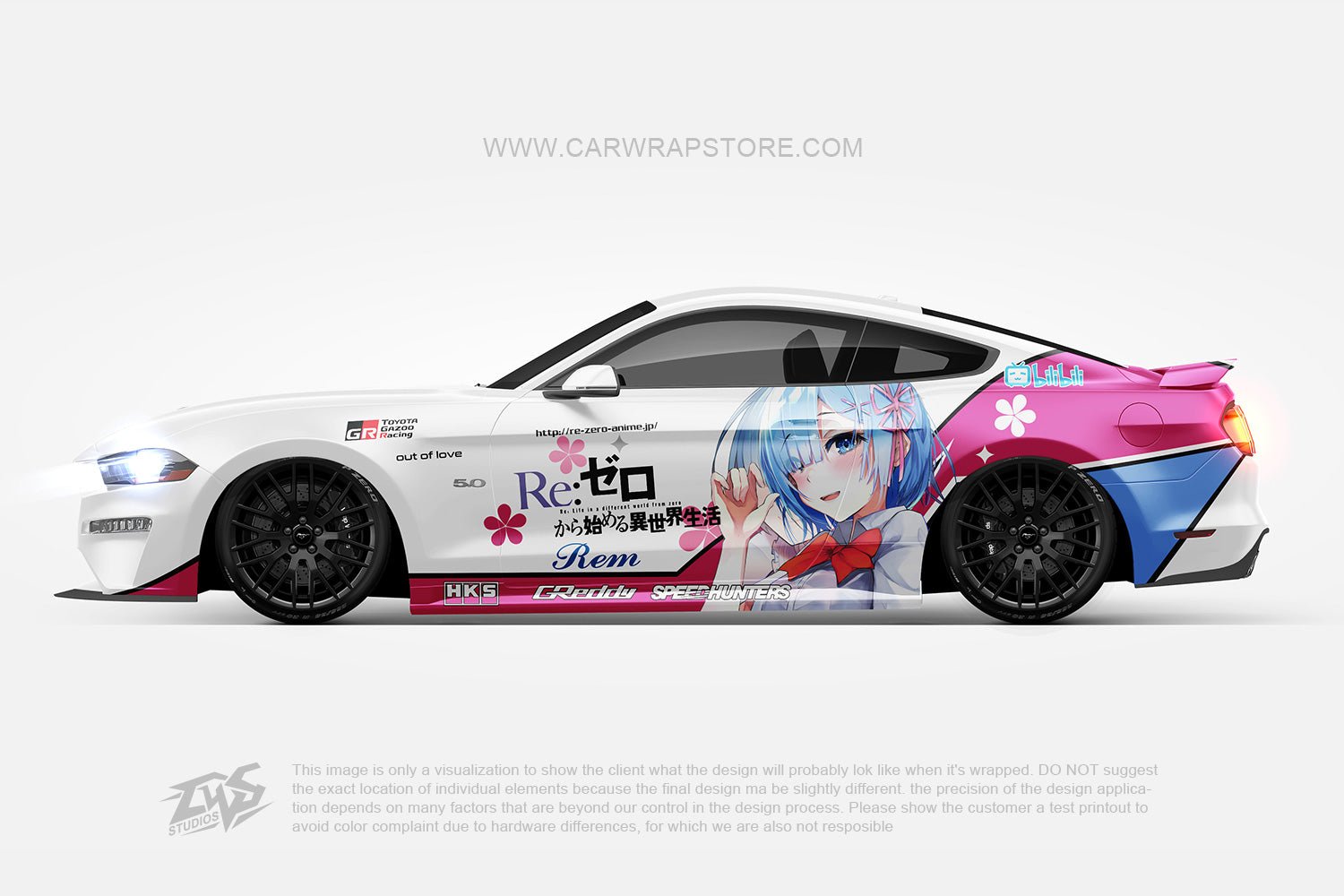 Rem Re:Zero -Death or Kiss-【DS-15】 - Car Wrap Store