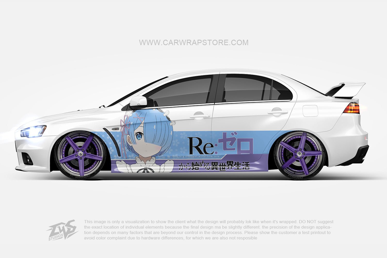 Rem Re:Zero -Death or Kiss-【RE-01】 - Car Wrap Store