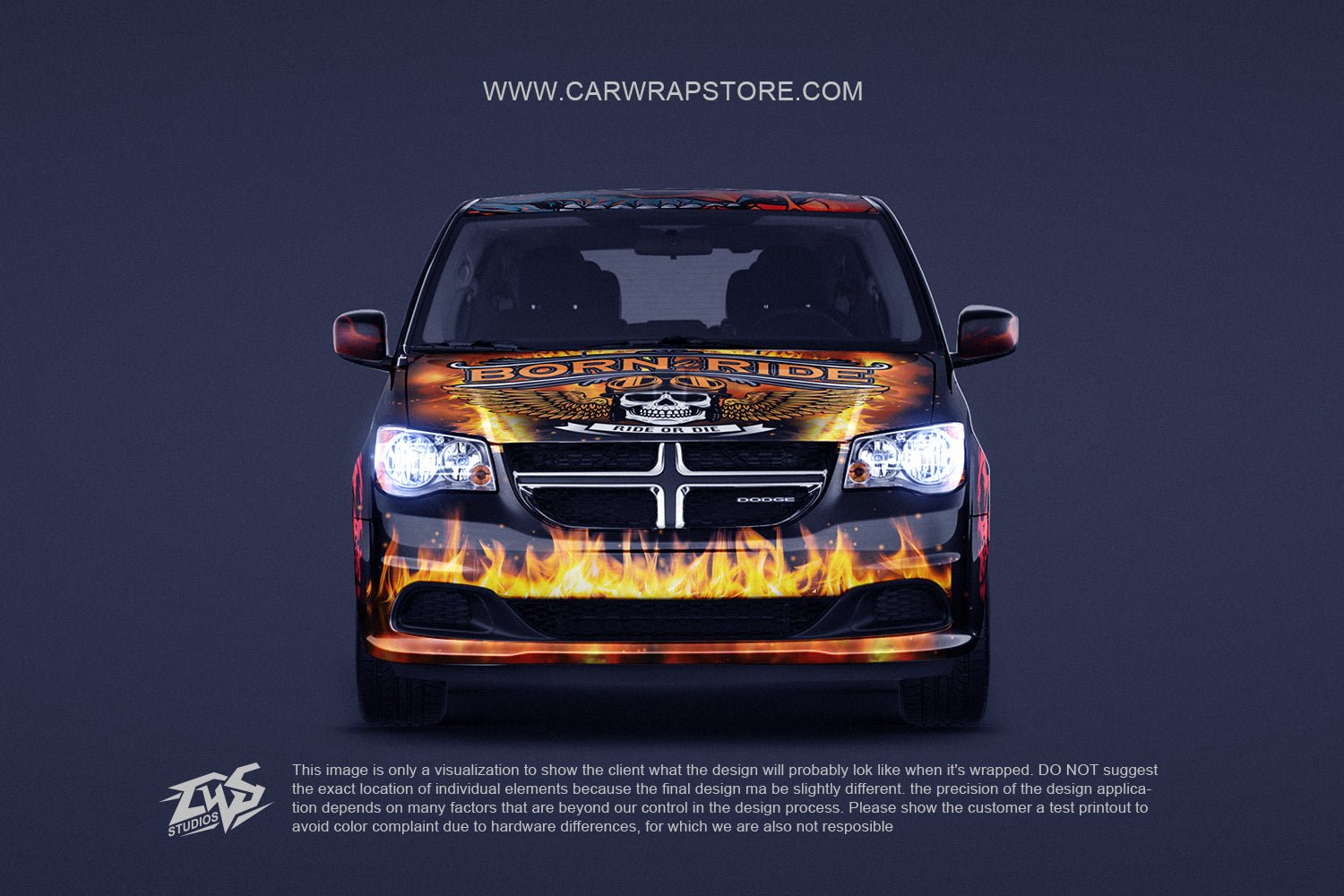 Skull Full Wrap - Car Wrap Store