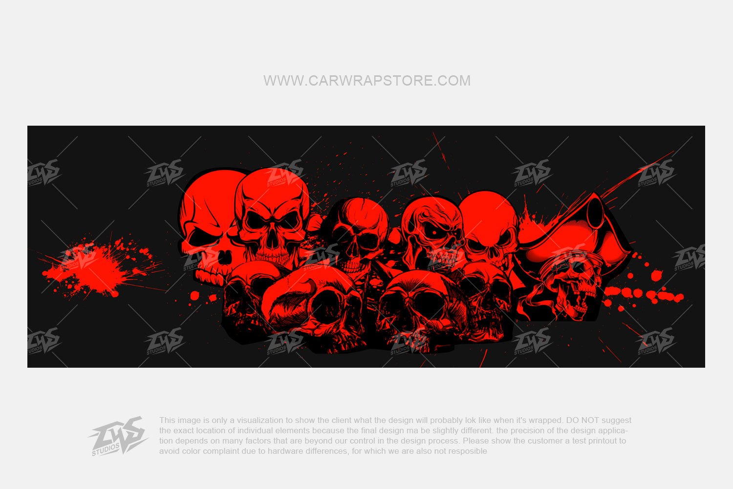 Skulls【SK-02】 - Car Wrap Store