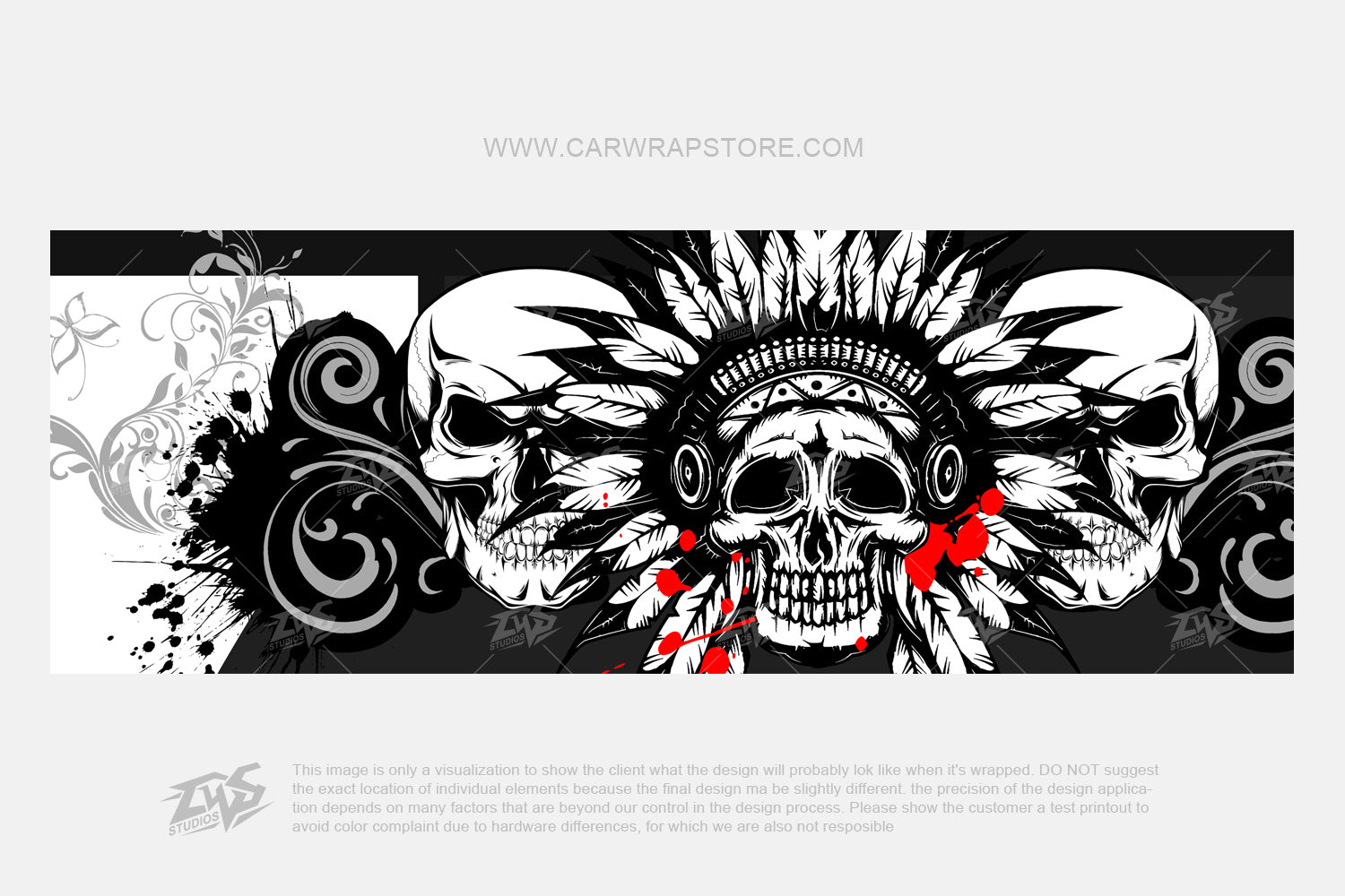 Skulls【SK-07】 - Car Wrap Store